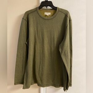 Banana Republic olive green Long Sleeve knit top XL NWT